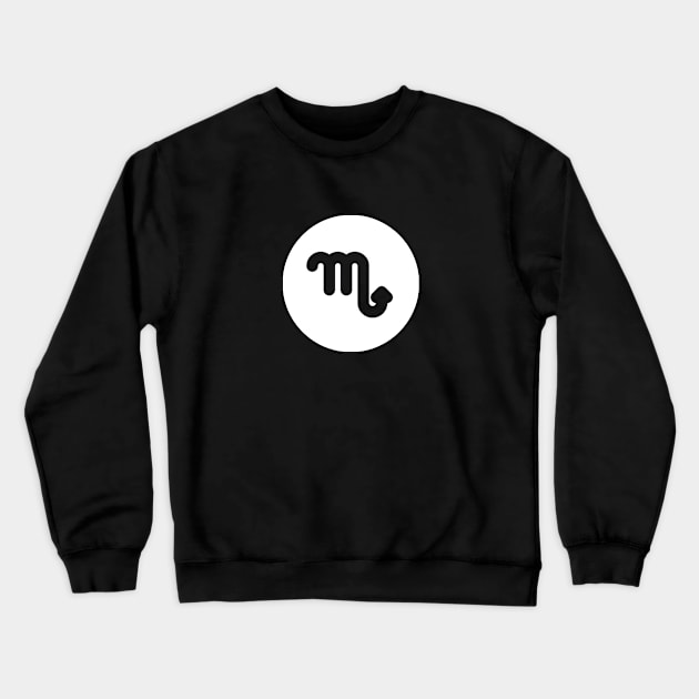 Scorpio Star Symbol Crewneck Sweatshirt by Jambo Designs